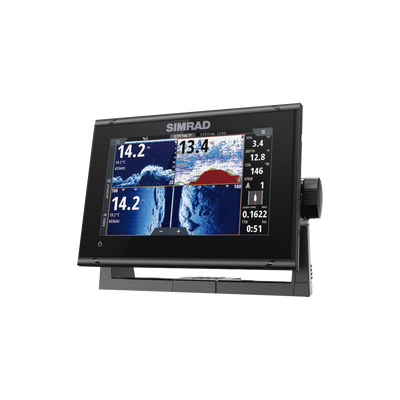 GO7 Pantalla de navegación touch screen multi-funcional para radar, fishfinder, y control automático de navegación. No incluye transducer