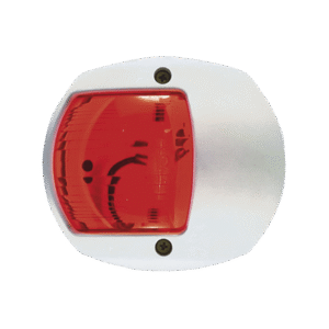 Luz Lateral de Navegación en Color Rojo con Carcasa Blanca para Embarcaciones a Vela o a Motor de Menos de 20 Metros Luz Lateral de Navegación en Color Rojo con Carcasa Blanca para Embarcaciones a Vela o a Motor de Menos de 20 Metros