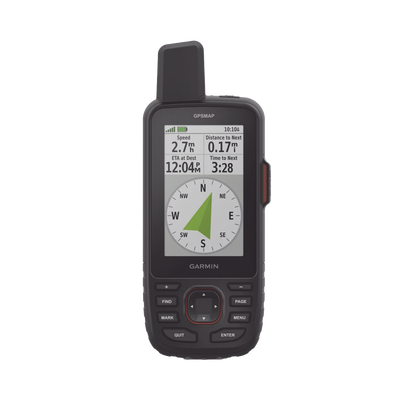 Navegador portátil GPSMAP 66i, de alta precisión, con mapas topo integrados y tecnología inReach para cobertura global mediante la red Iridium,