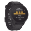 Reloj Garmin Forerunner 955 color negro en correa de silicón, con funciones premium de entrenamiento.