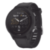 Reloj Garmin Forerunner 955 color negro en correa de silicón, con funciones premium de entrenamiento.