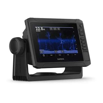 ECHOMAP UHD2 62SV con mapa base precargado, puerto de conexión NMEA 2000, sonda SIDEVÜ, CLEARVÜ Y CHIRP tradicional. No incluye transdcutor