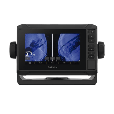 ECHOMAP UHD2 62sv con mapa base precargado, sonda SIDEVÜ, CLEARVÜ Y CHIRP tradicional, puerto de conexión a NMEA 2000. Incluye transductor GT54UHD-TM,