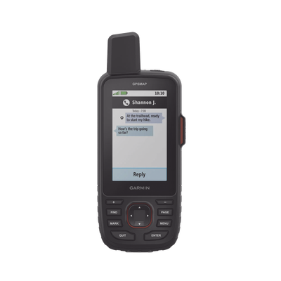 GPS portátil GPSMAP 67i, dispositivo portátil multisatelital de alta precision, con mapas topográficos instalados, mensajeria y SOS por medio de Inreach