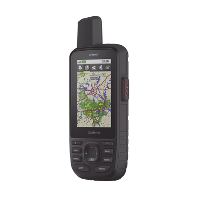 GPS portátil GPSMAP 67i, dispositivo portátil multisatelital de alta precision, con mapas topográficos instalados, mensajeria y SOS por medio de Inreach