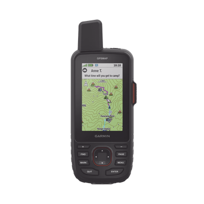 GPS portátil GPSMAP 67i, dispositivo portátil multisatelital de alta precision, con mapas topográficos instalados, mensajeria y SOS por medio de Inreach