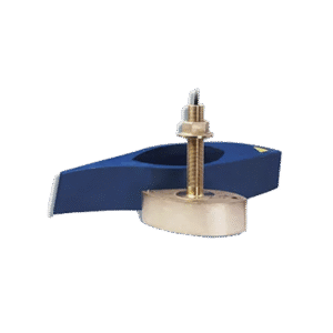 Transductor B260 de montaje a través del casco de bronce con sensores de profundidad, velocidad y temperatura