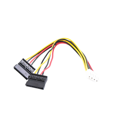 Cable Doble de Corriente SATA / Compatible con DVR´s epcom y HIKVISION / 15 cm de Longitud Cable Doble de Corriente SATA / Compatible con DVR´s epcom y HIKVISION / 15 cm de Longitud
