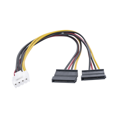 Cable Doble de Corriente SATA / Compatible con DVR's epcom / HIKVISION / 25 cms de Longitud Cable Doble de Corriente SATA / Compatible con DVR's epcom / HIKVISION / 25 cms de Longitud