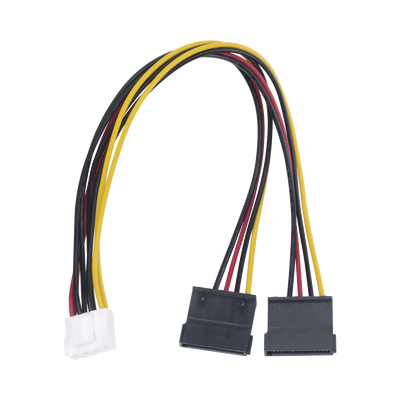 Cable Doble de Corriente SATA / Compatible con DVR's epcom / HIKVISION / 25 cms de Longitud Cable Doble de Corriente SATA / Compatible con DVR's epcom / HIKVISION / 25 cms de Longitud