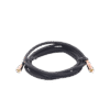 Cable de Audio Coaxial Macho a Coaxial Macho (S/PDIF) / 5.1 Canales / Diseño de Blindaje Multiple / Núcleo de Cobre / Caja de Aleacion de Cobre / 2 Metros / Color Negro