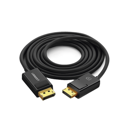 Cable DisplayPort 1.2 Macho a Macho | Longitud 5m | Versión DP1.2 | Soporta 4K@60Hz; 2K@144Hz | Soporta 3D | Color profundo de 8 y 10 bits | Blindaje Interno Múltiple | Cobre Estañado 28AWG | Botón de Liberación.