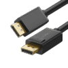 Cable DisplayPort 1.2 Macho a Macho | Longitud 5m | Versión DP1.2 | Soporta 4K@60Hz; 2K@144Hz | Soporta 3D | Color profundo de 8 y 10 bits | Blindaje Interno Múltiple | Cobre Estañado 28AWG | Botón de Liberación.