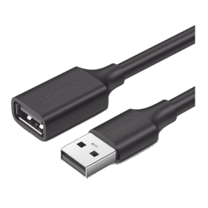 Cable Extensor USB 2.0 A a A | 1 metro | Macho-Hembra | Ultra Durabilidad | Núcleo de Cobre Estañado 28/22 AWG | Blindaje Interior Múltiple / Ideal para teclado, mouse, impresoras, etc.