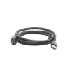 Cable Extensor USB 3.0 / 1 Metro / Macho-Hembra / 5 Gbps / Ultra Durabilidad / Núcleo de cobre estañado 28/22 AWG / Blindaje interior múltiple / Ideal para teclado, mouse , etc.