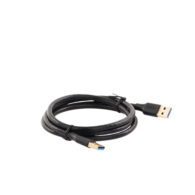 Cable USB-A 3.0 a USB-A 3.0 / 1 Metro / Macho a Macho / Conector Niquelado / Núcleo de Cobre Estañado / Blindaje Múltiple / Velocidad 5Gbps / No Requiere Controlador / Compatible con USB2.0 Y USB 1.1