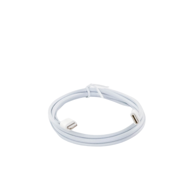 Cable USB-C a Lightning | 1 Metro | Certificado MFi | Carga Rápida 60W | 480 Mbps | PD | Conector C94 | Adecuado para iPhone, iPad y iPod | Protección Integrada | Caja de ABS | Cubierta de TPE | Color Blanco.