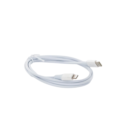 Cable USB-C a Lightning | 1 Metro | Certificado MFi | Carga Rápida 60W | 480 Mbps | PD | Conector C94 | Adecuado para iPhone, iPad y iPod | Protección Integrada | Caja de ABS | Cubierta de TPE | Color Blanco.