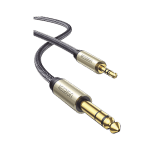 Cable Audio Estéreo 3.5mm (1/8") TRS a 6.35mm (1/4") TS / 1 Metro / Audio de Hi-Fi / Trenza de Nylon / Blindaje Múltiple / Caja de Aleación Zinc / Núcleo de Cobre Puro / Compatibilidad Universal Cable Audio Estéreo 3.5mm (1/8") TRS a 6.35mm (1/4") TS / 1 Metro / Audio de Hi-Fi / Trenza de Nylon / Blindaje Múltiple / Caja de Aleación Zinc / Núcleo de Cobre Puro / Compatibilidad Universal