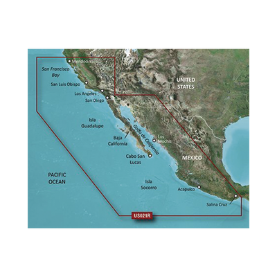 Mapa HXUS021R California - México. Mapa HXUS021R California - México.