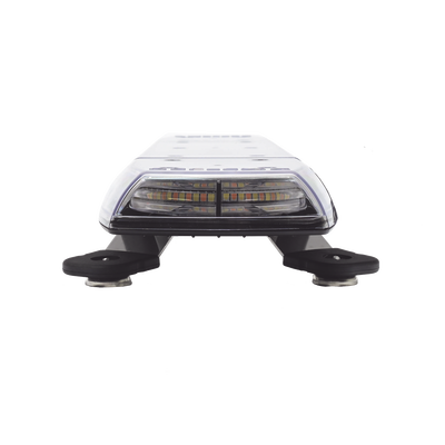 Mini Barra de 24 Pulgadas, 144 Led, Con Montaje Magnético y Luces Ultra Brillantes, Dual Color Ámbar/Claro, Ideal para Seguridad Privada