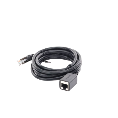 Cable de Extensión Cat6 RJ45 F/UTP / Macho a Hembra / 2m / Método de conexión 568B / Velocidad de transmisión 1000Mbps / Ancho de banda del canal 250MHz / Caja de Cobre / Negro