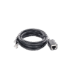 Cable de Extensión Cat6 RJ45 F/UTP / Macho a Hembra / 2m / Método de conexión 568B / Velocidad de transmisión 1000Mbps / Ancho de banda del canal 250MHz / Caja de Cobre / Negro