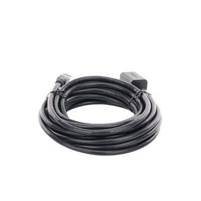 Cable de Extensión Cat6 RJ45 F/UTP / Macho a Hembra / 5m / Método de conexión 568B / Velocidad de transmisión 1000Mbps / Ancho de banda del canal 250MHz /Caja de Cobre / Negro