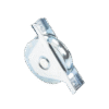 338 - Rueda de 12 cm / Capacidad Para Puertas de Hasta 400 kg / Canal Tipo "U"