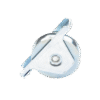 338 - Rueda de 12 cm / Capacidad Para Puertas de Hasta 400 kg / Canal Tipo "U"