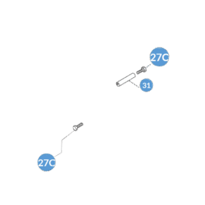 Paquete de bujes y tornillos - FL180 G12000 G4000 G6000 (10 piezas)