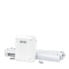 Kit de Operadores FAAC S418 para Puertas Abatibles de hasta 2.7m y 300Kg / Con Capacidad de Respaldo de Baterías y Desbloqueo Manual