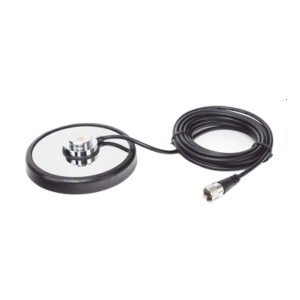 Montaje magnetico para antenas de 3/4" (Nmo), 5 m de cable RG-58A/U, conector UHF (PL-259) macho, diámetro de 5" Montaje magnetico para antenas de 3/4" (Nmo), 5 m de cable RG-58A/U, conector UHF (PL-259) macho, diámetro de 5"