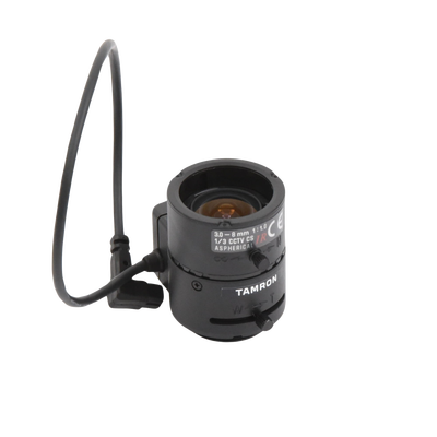 Lente Varifocal 3-8mm / Iris Automatico / Día/Noche / Formato 1/3 Lente Varifocal 3-8mm / Iris Automatico / Día/Noche / Formato 1/3