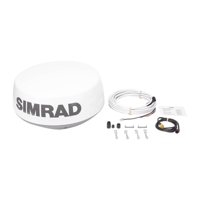 Radar tipo domo serie HALO20+ de 36NM. Incluye cable de 10m y cable adaptador Ethernet