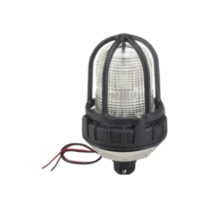 Luz estroboscópica para ubicaciónes peligrosas, montaje tipo tubo, 12-24 VCD, Color Claro