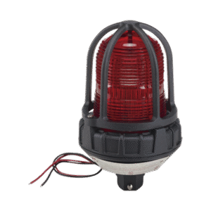 Luz estroboscópica para ubicaciónes peligrosas, montaje tipo tubo, 120 VCA, color Rojo