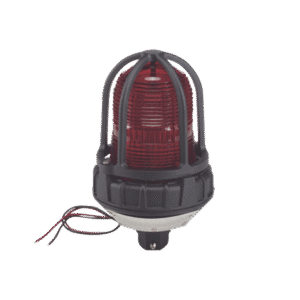 Luz estroboscópica para ubicaciónes peligrosas, montaje tipo tubo, 240 VCA, color Rojo