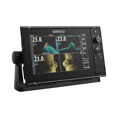 Pantalla de navegación NSS9 Evo3S, integra una ecosonda de 1 kW de potencia, receptor GPS de máxima sensibilidad, y conectividad inalámbrica.