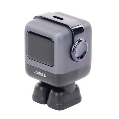 Cargador Mini GaNRobot 30W serie UNO | 1 USB-C de Carga Rápida | Tecnología GaN II | Multiprotocolo PD/QC/SCP/FCA | Carga Inteligente | Pantalla LED | Zapato Magnético Extraíble | Thermal Guard | Color Negro.