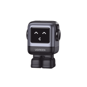 Cargador Mini GaNRobot 30W serie UNO | 1 USB-C de Carga Rápida | Tecnología GaN II | Multiprotocolo PD/QC/SCP/FCA | Carga Inteligente | Pantalla LED | Zapato Magnético Extraíble | Thermal Guard | Color Negro.
