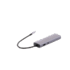 HUB USB-C (Docking Revodok) 6 en 1 | 3 Puertos USB-A 3.0 (5 Gbps) | USB-C PD 100W | HDMI 4K@30Hz | Entrada 1 RJ45 (Gigabit Ethernet) | Chip de Última Generación | Potente Disipación de Calor | Caja de Aluminio.