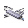 HUB USB-C (Docking Revodok) 6 en 1 | 3 Puertos USB-A 3.0 (5 Gbps) | USB-C PD 100W | HDMI 4K@30Hz | Entrada 1 RJ45 (Gigabit Ethernet) | Chip de Última Generación | Potente Disipación de Calor | Caja de Aluminio.
