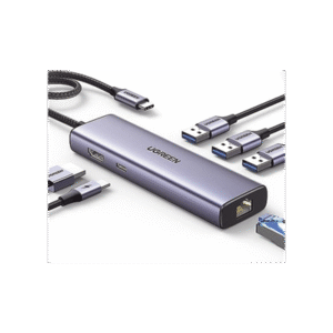 HUB USB-C (Docking Revodok) 6 en 1 | 3 Puertos USB-A 3.0 (5 Gbps) | USB-C PD 100W | HDMI 4K@30Hz | Entrada 1 RJ45 (Gigabit Ethernet) | Chip de Última Generación | Potente Disipación de Calor | Caja de Aluminio. HUB USB-C (Docking Revodok) 6 en 1 | 3 Puertos USB-A 3.0 (5 Gbps) | USB-C PD 100W | HDMI 4K@30Hz | Entrada 1 RJ45 (Gigabit Ethernet) | Chip de Última Generación | Potente Disipación de Calor | Caja de Aluminio.