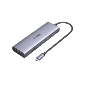 HUB USB-C (Docking Station) 9 en 1 | 3 USB-A 3.0 | USB-C PD Carga 100W | HDMI 4K@30Hz | RJ45 (Gigabit Ethernet) | VGA | Lector Tarjetas SD + Micro SD (TF) Uso Simultáneo | Chip de Última Generación | Caja de Aluminio. HUB USB-C (Docking Station) 9 en 1 | 3 USB-A 3.0 | USB-C PD Carga 100W | HDMI 4K@30Hz | RJ45 (Gigabit Ethernet) | VGA | Lector Tarjetas SD + Micro SD (TF) Uso Simultáneo | Chip de Última Generación | Caja de Aluminio.
