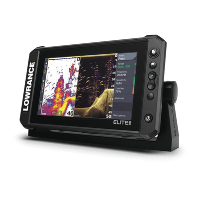 Pantalla de navegación Elite FS de 9" no incluye transductor.