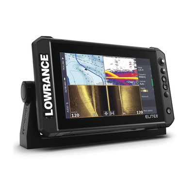 Pantalla de navegación Elite FS de 9" no incluye transductor.