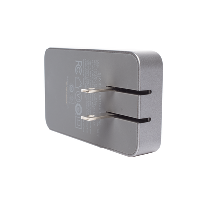 Cargador Ultra Slim 65W Nexode Pro| Diseño de Pared Plano | 3 Puertos de Carga Rápida | 2 USB-C | 1 USB-A | Tecnología GaNInfinity | PD3.1 de 65W / QC4.0 | Tecnología de Protección Térmica | Optimiza la Carga | Ca