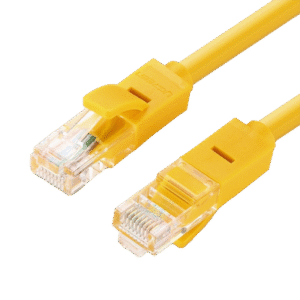 Cable UTP Ethernet Cat 6 Color Amarillo 5 Metros