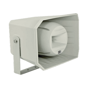 Bocina HiFi PoE Ethernet IP, de 2 vias 30W, grado de protección IP66 Gris Claro